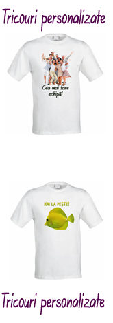 Tricouri personalizate