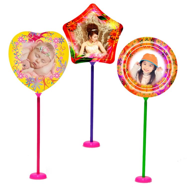 Aranjament masa din 3 baloane personalizate