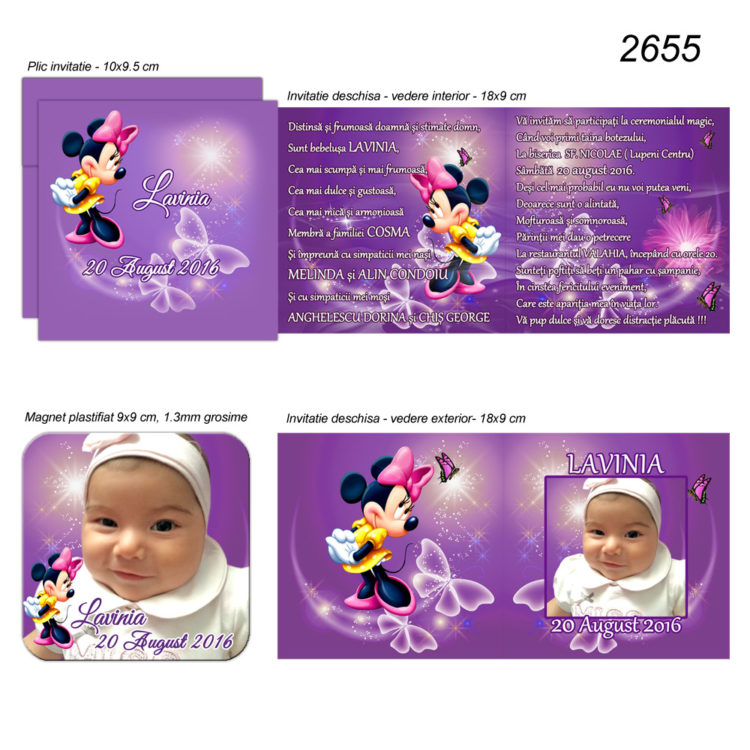 Invitatii Magnetice Botez