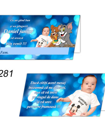 Plicuri Bani Botez Personalizate