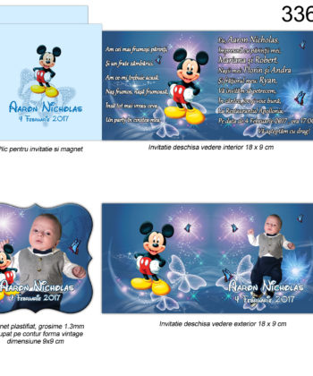 Invitatii Magnetice Botez