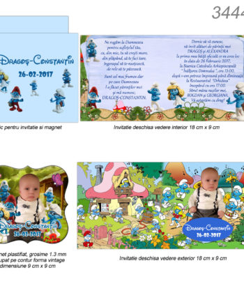 Invitatii Magnetice Botez