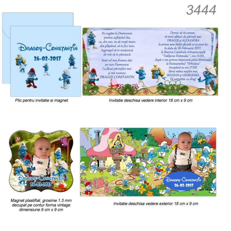 Invitatii Magnetice Botez