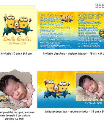 Invitatii Magnetice Botez