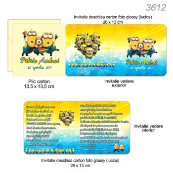 Invitatii Botez Personalizate