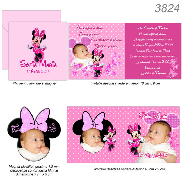Invitatii Magnetice Botez