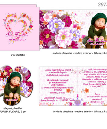 Invitatii Magnetice Botez