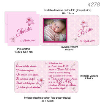Invitatii Botez Personalizate