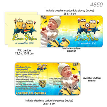 Invitatii Botez Personalizate