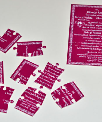 Invitatie Nunta Puzzle