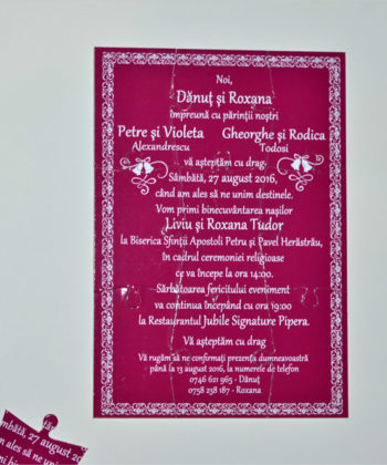 Invitatie Nunta Puzzle