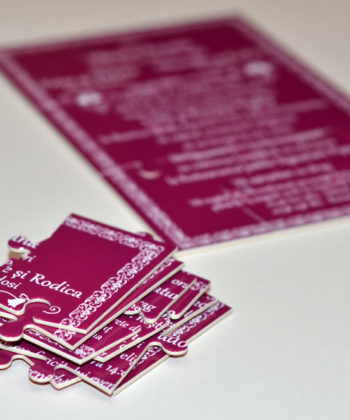 Invitatie Nunta Puzzle