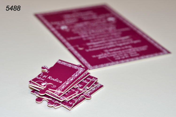 Invitatie Nunta Puzzle