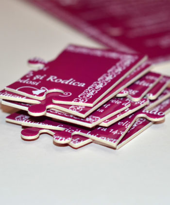 Invitatii Puzzle Personalizate