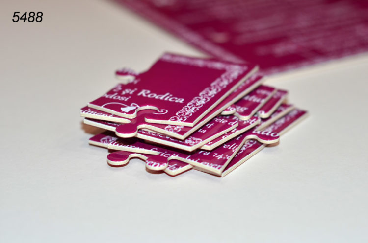 Invitatii Puzzle Personalizate
