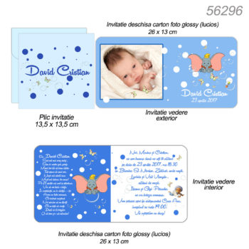 Invitatii Botez Personalizate
