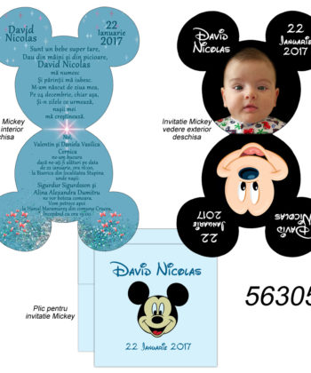 Invitatii Botez Minnie Mickey Mouse