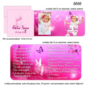 Invitatie Tinker Bell Invitatie Tinker Bell