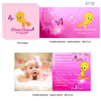 Invitatii Botez Personalizate