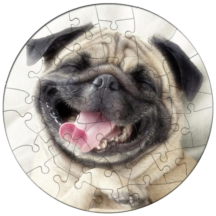 Puzzle Magnetic Rotund Personalizat Cu Fotografia Dorita