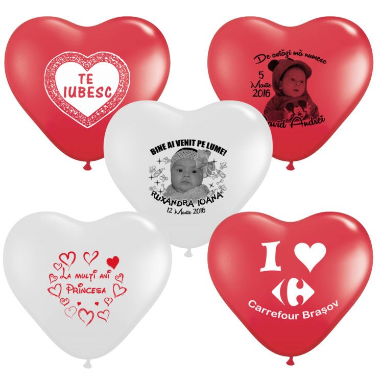 Baloane Personalizate Inima
