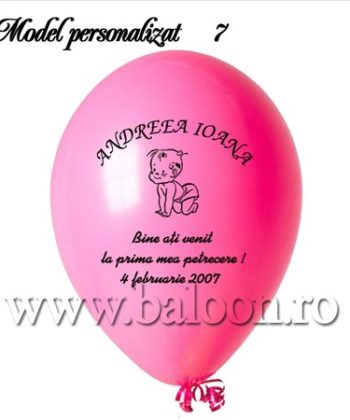 Baloane Personalizate Botez