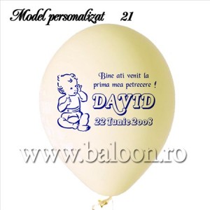 Baloane Personalizate Botez