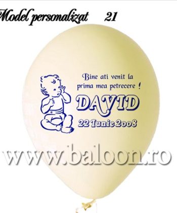Baloane Personalizate Botez