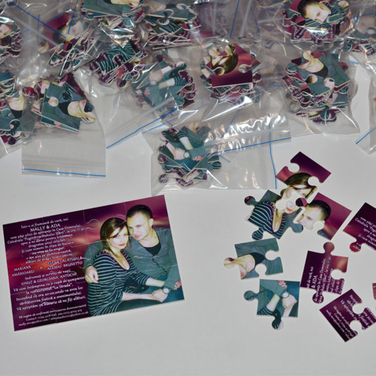 Invitatii Puzzle 12 Piese