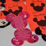 Invitatii Minnie si Mickey Mouse
