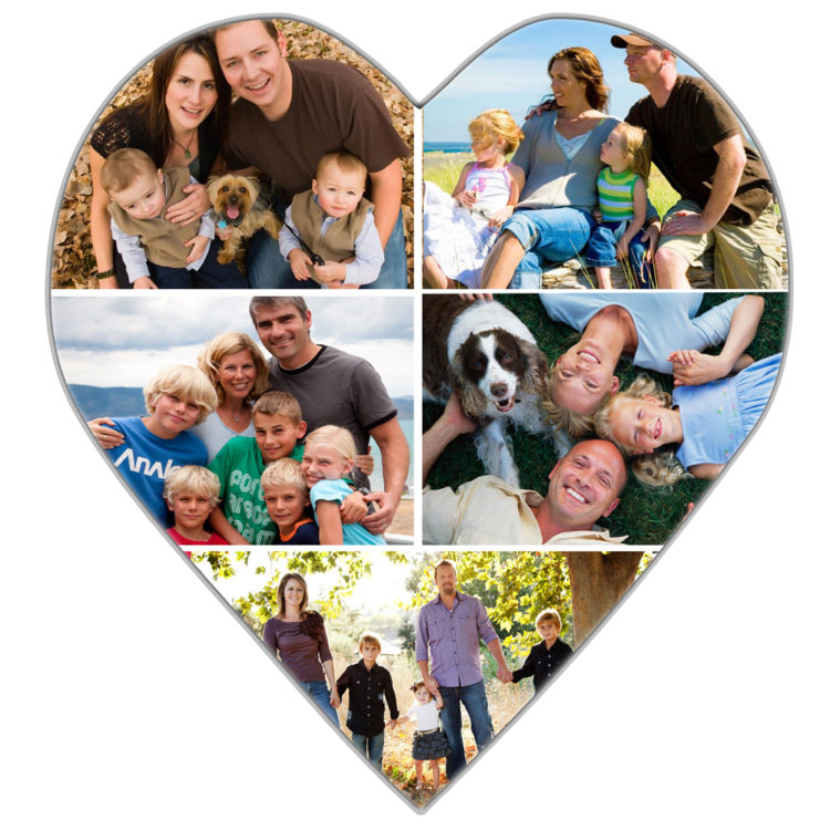 Magneti Forma Inima Gigant 20x22 cm Family