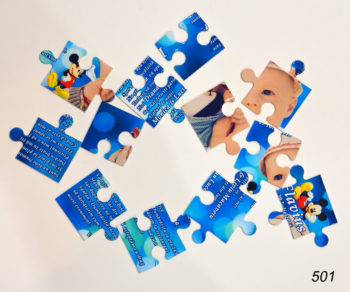 Invitatii Botez Puzzle