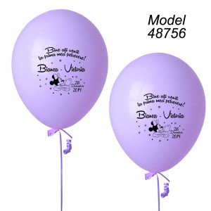 Baloane Personalizate Botez Minnie Mouse