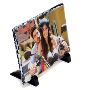 Rama Foto din Ardezie Personalizata – Fotografie pe Piatra Naturala