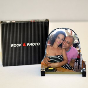 Rama foto din ardezie personalizata cu fotografie