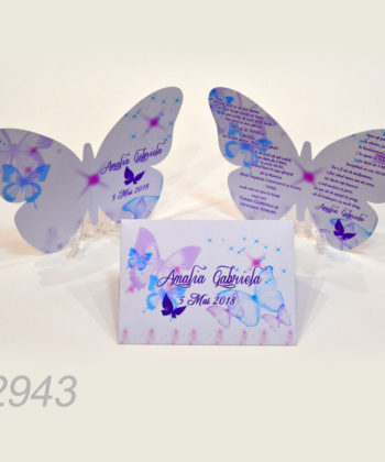 Invitatii Forma Fluture