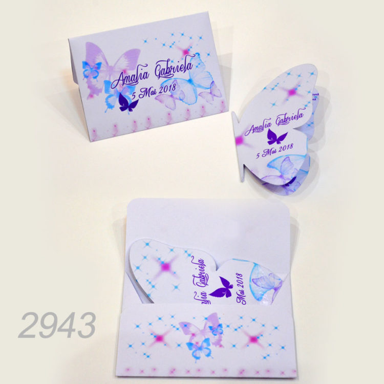Invitatii Forma Fluture