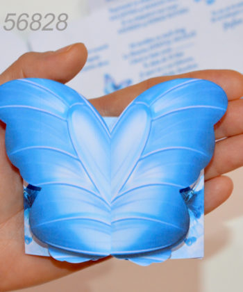 Invitatie Marturie Cutiuta Si Magnet Forma Fluture