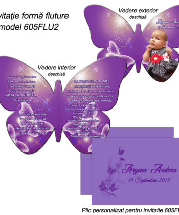 Invitatie Fluture