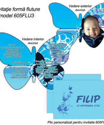 Invitatie Fluture