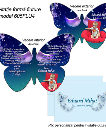 Invitatie Fluture