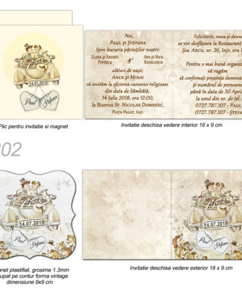 Invitatii Nunta Cu Magnet