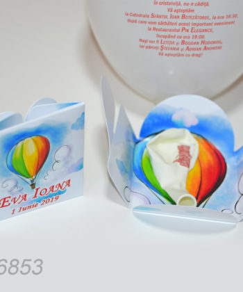Invitatie Balon si Cutiuta