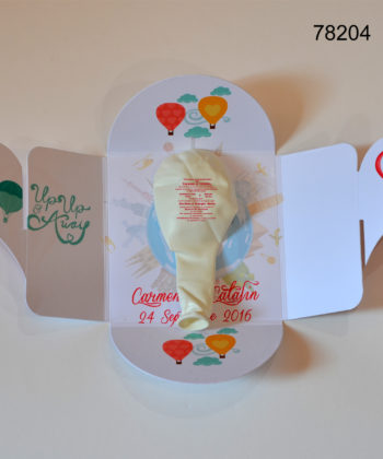 Invitatie Balon In Cutiuta