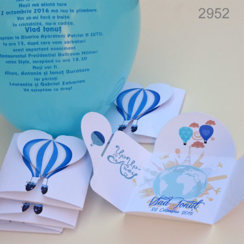 Invitatie Balon si Cutiuta