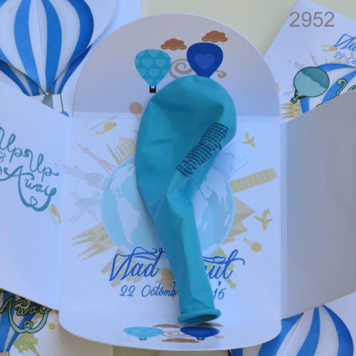 Invitatie Balon si Cutiuta