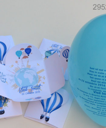 Invitatie Balon si Cutiuta