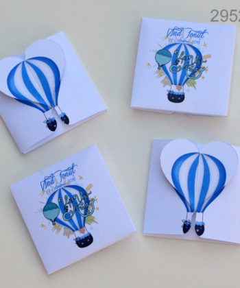 Invitatie Balon si Cutiuta