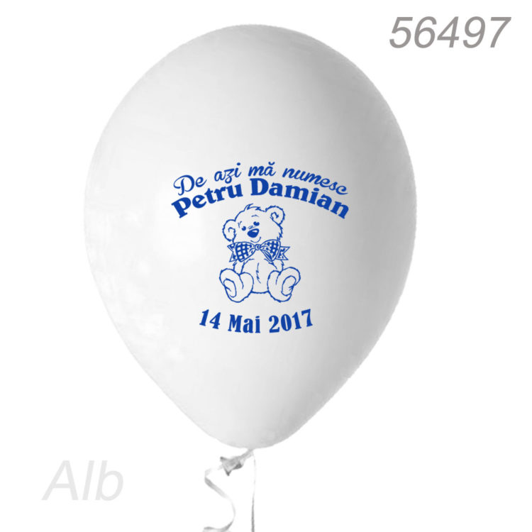 Baloane Personalizate Botez - aici gasiti TOATE MODELELE - imagine 19