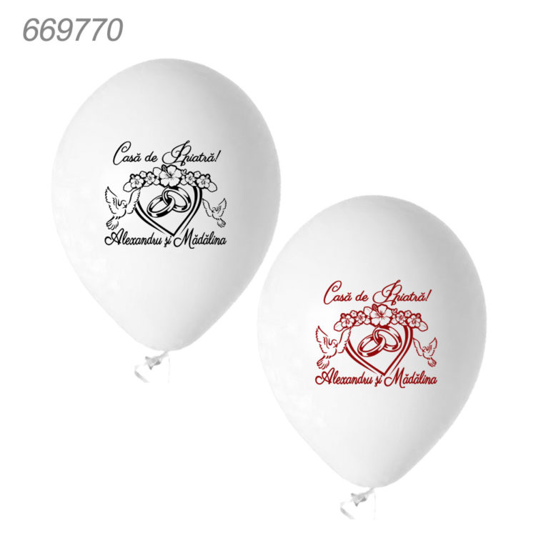 Baloane Personalizate Nunta